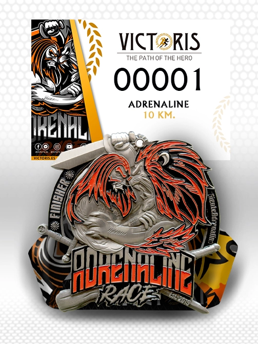 Pack medal de Adrenaline Race